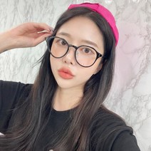 하리몽드 심플 기본 원형 뿔테 여자 남자 안경