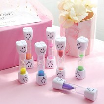 미소 덴탈 3분 아이 양치 시간 습관 모래시계 타이머Y/NPD:YD2003Y +P1, 유판다 1-모래시계-블루