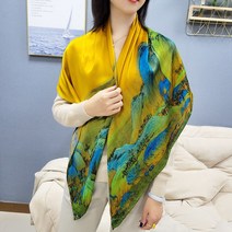 볼레로 봄 가을 스카프 상하이 스토리 실크 실크 스카프