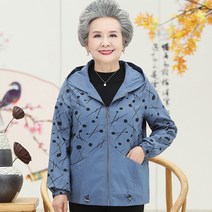 집업 후드 티셔츠 미드 노년 봄옷 코트 여성의류 인 얇은 할머니룩 봄가을 긴팔맨투맨 쁘띠 마담 엄마옷 2335073077