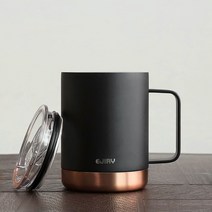 [P1B] 캠핑 사무실 뚜껑 스텐 머그컵 360ml / 텀블러 캠핑컵 머그잔 냉온머그컵 스텐머그컵 이중보온병 뚜껑머그잔 커피컵 등산용머그컵 보온보냉컵 손잡이머그컵 보온보냉텀블러 ( P1B / 55989EA ), 에지리 블랑머그_루비레드548, 본상품선택