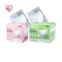 [아이리스코리아] 개별포장 KF94 황사 마스크 100매, 사이즈:중형, 상세 설명 참조