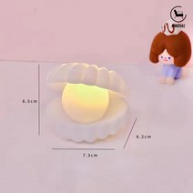 유리공예 수정 구슬 화이트 무드등, 화이트 B
