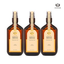 쏘헤어 모로코 아르간오일 프리미엄 헤어에센스, 100ml 3병