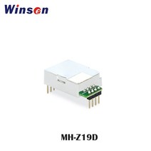 10pcs Winsen MH-Z19D NDIR CO2 모듈 고감도 저전력 소비 UART PWM 출력 내수 증기 간섭, 02 400-5000ppm
