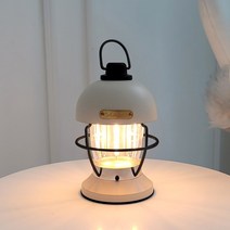 나스카피 에그 LED 차박 캠핑랜턴 USB 충전 램프, 에그 LED 랜턴 (아이보리)