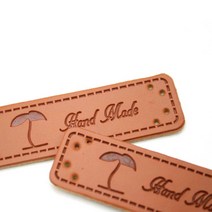 가죽라벨 (야자수)