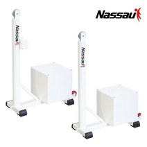 낫소 굿템 이동식 족구지주세트 50kg 족구네트기둥 족구 네트 지주