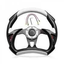 Somusen EZGO Club Car 야마하 골프 카트 클럽 카 DS 및 쿨 레이싱 스티어링 휠 교체용 - 실버