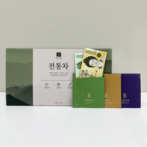 천경다원 전통차 티백 용돈 어버이날 엄마 아빠 부모님 생신 생일 용돈 상자 박스 뇌물 세트, 1set 추가(9매)