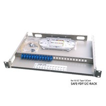 [세이프네트워크] SAFE 광분배함 19인치 랙타입 12포트 [SAFE-FDF12C-RACK]