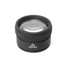 루페 루빼 루배 30x40 광학 금속 돋보기 보석상 동전 우표 돋보기 렌즈