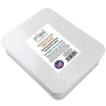 Primal Elements 투명 비누 베이스 - 모이스처라이징 멜트 앤 푸어 글리세린 비누 베이스 공예 및 비누 제작용 비건 크루얼티프리 쉬운 절단 무향 - 4.5kg(, Cocoa Butter (Unscented)_10 Po