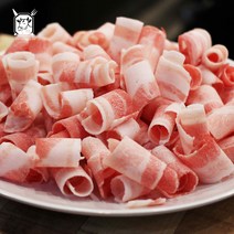 [비프월드] 대패 삼겹살(구이용) 2kg, 2kg(500*4), 1팩