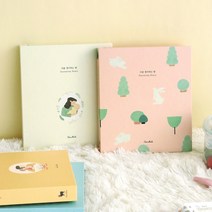 코니테일 너를생각하는맘 육아다이어리 (육아일기 수유일지 이유식식단표 신생아일지 출산선물), 02. 핑크