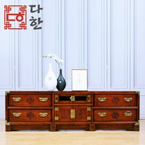 다한수제고가구 희문갑6자 인테리어 원목 엔틱가구 엔틱거실장 엔틱장식장 서랍장