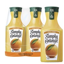 심플리 오렌지 펄프 프리 주스 1.53L 2팩 Simply