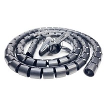 전선정리 매직케이블 컴퓨터 책상 반려동물 전선보호 10~40mm 2미터, 블랙(30mm), 1개