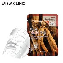3W CLINIC 후레쉬 홍삼 마스크 시트 30매