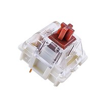 Gateron 브라운 메카니컬 키 스위치(다축) 20 케셋(20개) 택타일(Tactile) 스위치 3핀