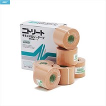 일본수입 니또텐코 키네시올로지 테이핑테이프 5cmx5m, 3롤