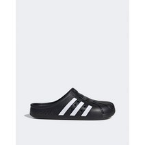 아디다스 오리지널 블랙 아디레트 클로그 남자 슬리퍼 샌들 빅사이즈