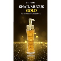 애슈미 스네일 뮤커스 골드 리바이탈라이징 에센스150ml 10 + 사은품 달팽이점액 24K골드 주름 톤 개선 기능성 화장품 아데노신 저자극 피부 보습 탄력 하이드롤아이즈드 콜라겐, 1개