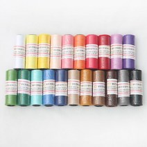 손가락 보빈실 / 재봉 퀼트 재봉틀 퀼팅 색 펠트전용 실 부자재 만들기, 502(아이보리)