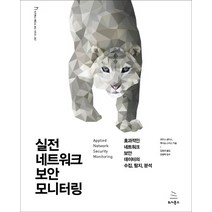 실전 네트워크 보안 모니터링:효과적인 네트워크 보안 데이터의 수집 탐지 분석, 위키북스