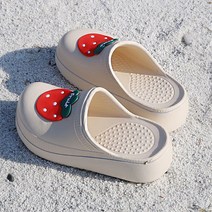 로딘스타 여성 통굽 가벼운 키높이 EVA 사무실 슬리퍼 스트롤