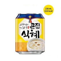 해태음료 느리게 만들어 더욱 깊은 맛 큰집 식혜, 238ml, 12개