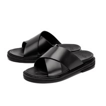 커스텀에이드 3.5cm 통소가죽 크로스 슬 바넷 CR0023 Black