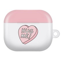 유니온바이닐 에어팟 프로 하드 케이스, 허그미 핑크, 에어팟프로