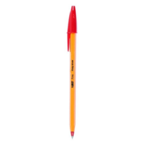 BIC 빅볼오렌지화인 12개입 0.7mm, 적색, 1세트