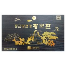 종근당건강 황보환 체력보강 전통 건강식품 좋은재료 녹용추출액 한방영양제 사양벌꿀 글리세린 당귀 산수유 마 작약 지황 구기자 천궁 침향 글리세린 유당 정제수 부모님 건강 효도선물, 1케이스