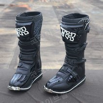 라이딩부츠 바이크부츠 신발 오토바이스니커즈, 240, 검은색과 노란색 두꺼운 밑창