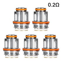 Geekvape 제우스 메쉬 코일 0.2 옴 0.4 옴에 대 한 5 개/상자 교체 Atomizer 머리, 한개옵션1, 02 2