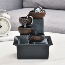 미니 인공 폭포 가정 선물 인테리어 장식 분수대, 본품1