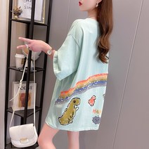 HQINT 여성 봄티 오버핏 긴팔티셔츠 빅사이즈 심플 여자 티셔츠 티셔츠긴팔 긴팔티 봄 베이직 데일리 기본티 ZB-231991
