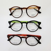 동그리안경 INIZO 705 52/17 브라운레드/블랙그린/브라운옐로우 울템안경테