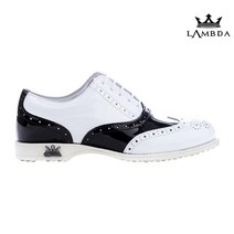 LAMBDA 람다 클래식 골프화 셀레네 V2 화이트 블랙