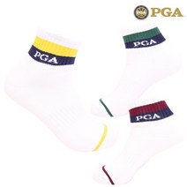 PGA 남성 쿠션 중목 골프양말 20번 남자 성인 스포츠 등산 축구 스키 브랜드 양말, 와인