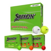 던롭 스릭슨 소프트 필브라이트 2피스 골프공골프볼 12구SOFT FEEL, 브라이트그린, 선택완료