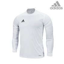 아디다스 팀 19 저지 긴팔 백색 DW6893