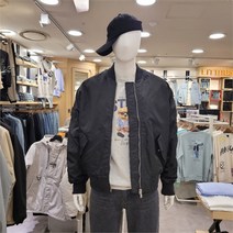 리트머스 SH04 소매 와펜 항공점퍼 오버핏 짧은기장 항공점퍼 LL1JU012-0761