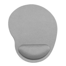 손목 보호 마우스 패드 메모리폼 받침 쿠션 노트북, 그레이