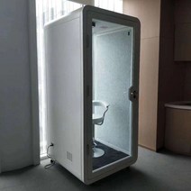 개인용 흡음재 방음부스 녹음실 레슨용 개인 작곡 보컬녹음실 녹음 연습 강한내구성, 알루미늄골드(105x105x230)