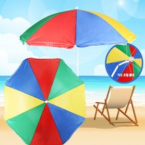 원터치 2단 37형 40형 소형 파라솔 캠핑용 미니 파라솔 휴대용 접이식 각도조절 파라솔, 194cm