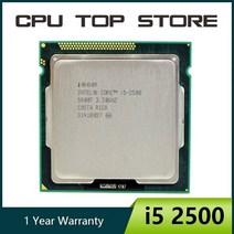 인텔-코어 i5 2500 3.3GHz 6M 5.0GT/s SR00T CPU 쿼드코어 데스크탑 프로세서 128717