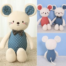 베베라온 오가닉 봉제인형 신생아 아기 유아 선물 쥐 애착인형 헤이B, 기본포장